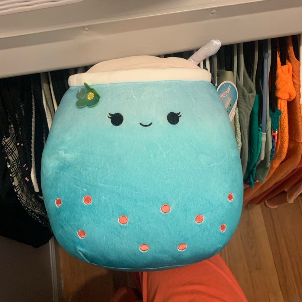 Squishmallows Jakarria The Boba 11” Kellytoy Boba Bubble Tea